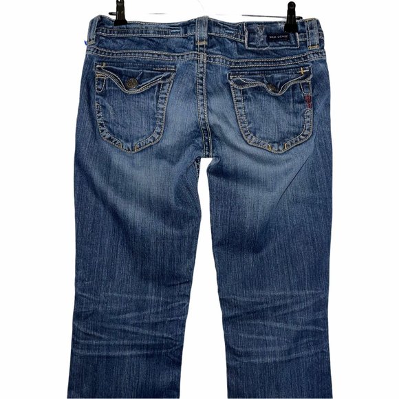 MEK Avondale Embroidered Bootcut Jeans 28 29 - Picture 7 of 9